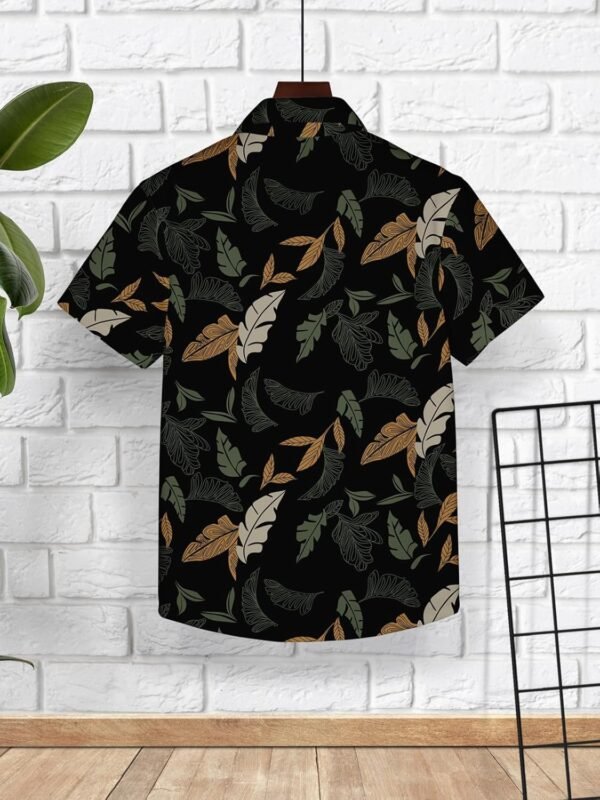 HELLCAT Yellow Trendy Regular Fit Printed Causal Shirt for Boys