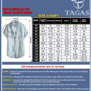 TAGAS Boy's Printed Regular Fit Shirt
