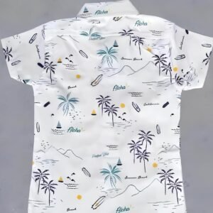 Printed Cotton Stylish Boys Shirts Regular Fit Hawaiian Tropical