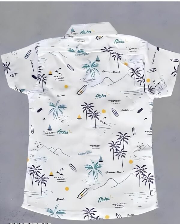 Printed Cotton Stylish Boys Shirts Regular Fit Hawaiian Tropical