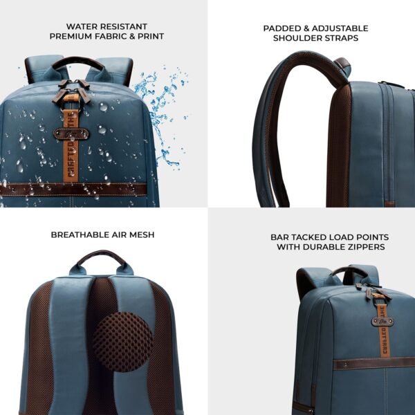 20L Leather Laptop Backpack/ Office Backpack for Men/ Women