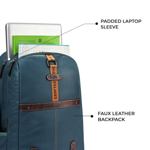 20L Leather Laptop Backpack/ Office Backpack for Men/ Women