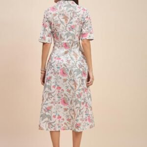 Roll Tab Sleeve & Collared Neck