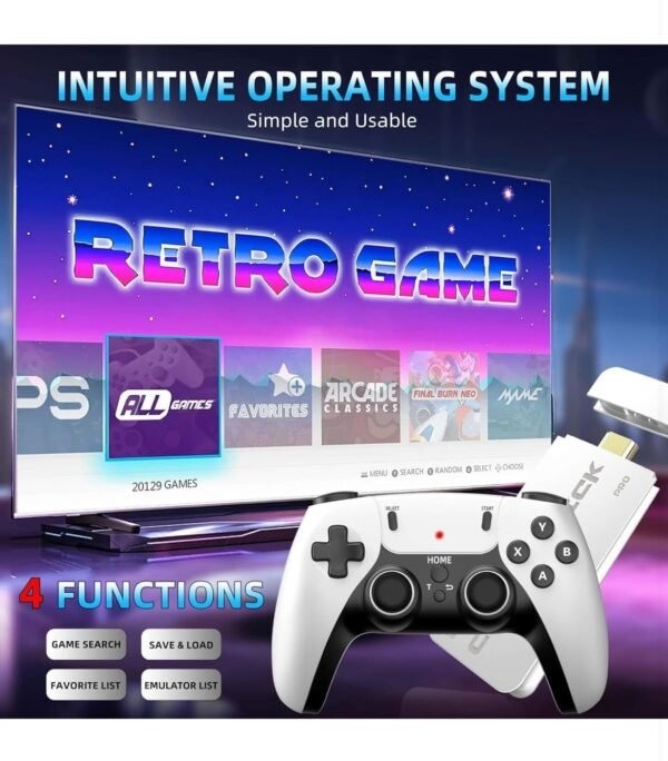 WBD-New-Retro-Game-Console-Nostalgia-Gaming-Stick-Classic-Video-Games-with-4K-HDMI
