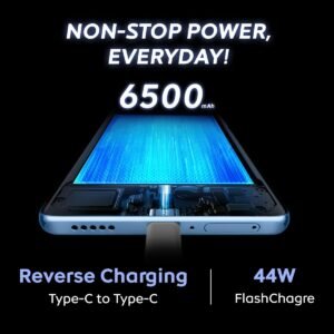 (Ultramarine, 8GB RAM, 256GB Storage) | 6500 mAh Large Capacity Battery | Dimensity 7300 Processor | Military-Grade Durability