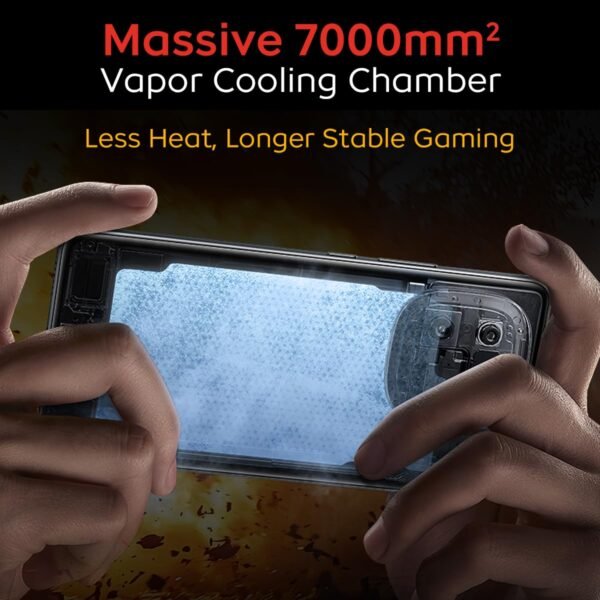 iQOO Neo 10 (Titanium Chrome, 8GB RAM, 128GB Storage) | Snapdragon 8s Gen 4 Processor & SuperComputing Chip Q1 | 7000 mAh Battery Gaming Smartphone
