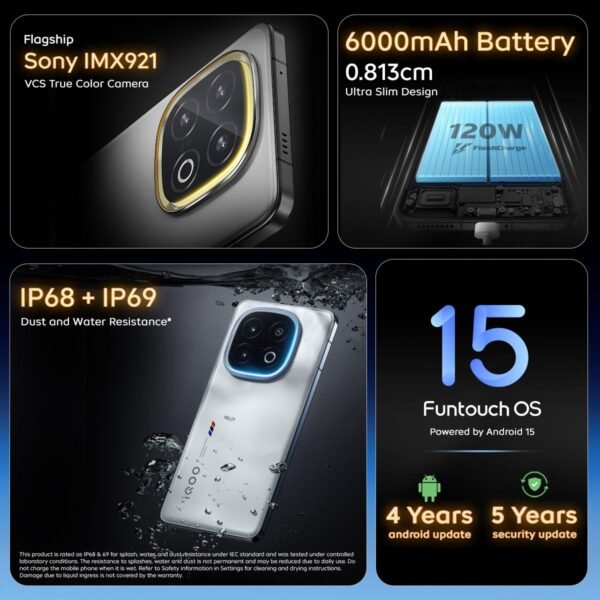iQOO 13 5G (Nardo Grey, 16GB RAM, 512GB Storage)