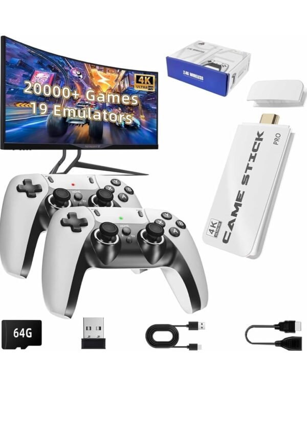 New Retro Game Console Gaming Stick with 4K HDMI Port