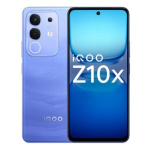 iQOO Z10x 5G (Ultramarine, 8GB RAM, 256GB Storage) | 6500 mAh Large Capacity Battery | Dimensity 7300 Processor | Military-Grade Durability
